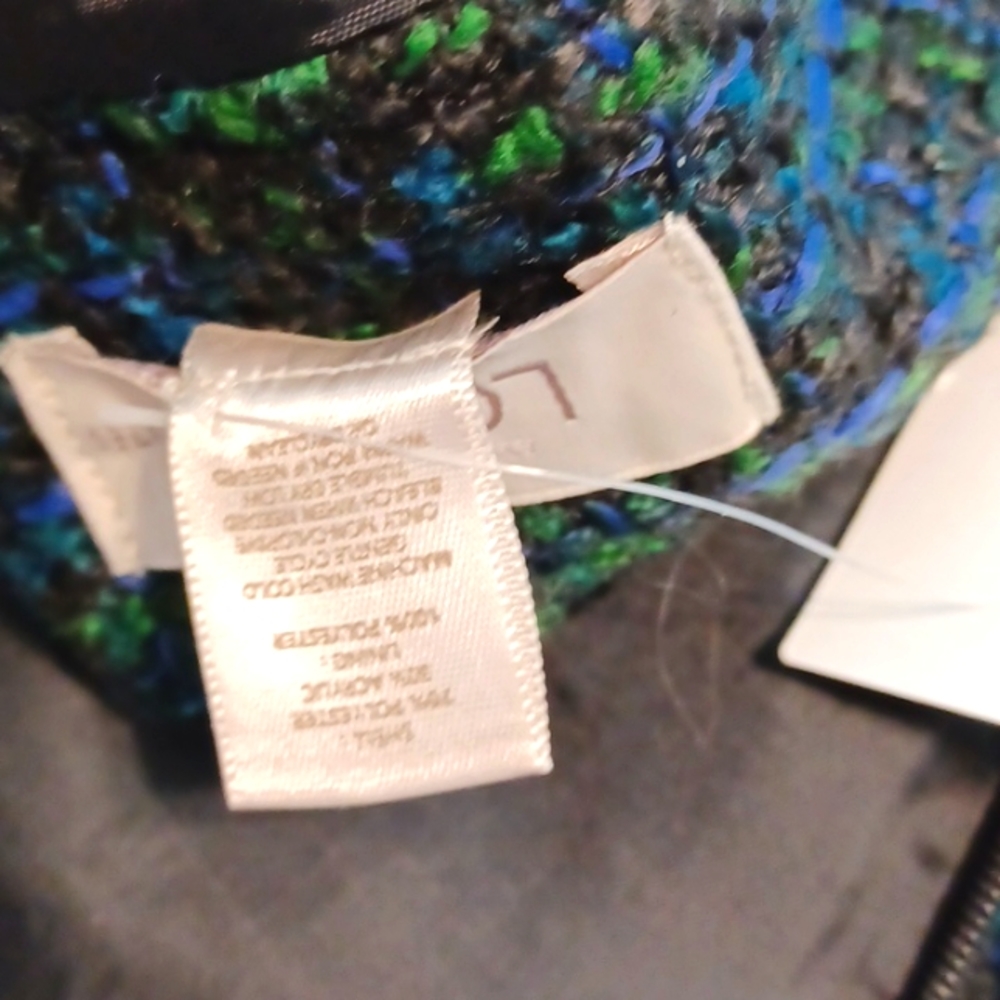 ANN TAYLOR LOFT skirt mini tween blue/green - 4P (check measurements) - Picture 5 of 6